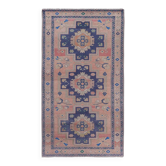 Vintage Turkish handmade rug 146x261 cm
