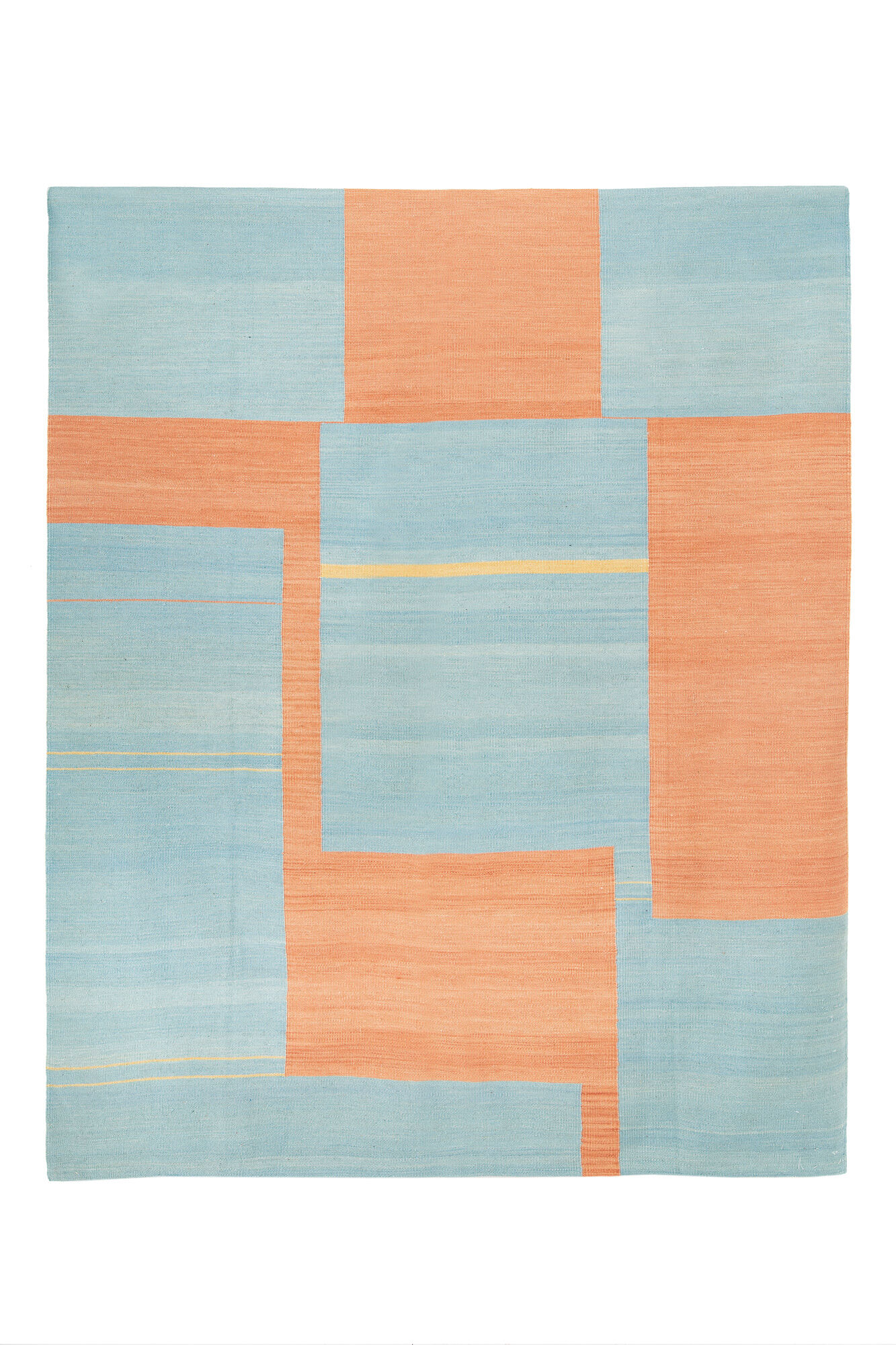 Contemporary afghan kilim 222 x 179 cm carpet