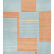 Contemporary afghan kilim 222 x 179 cm carpet