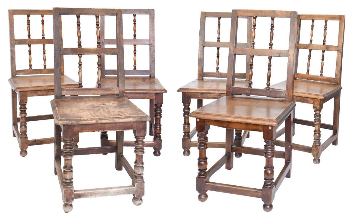 Set of 6 Lorraine chairs