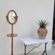 Marble and antique cast iron bistro table