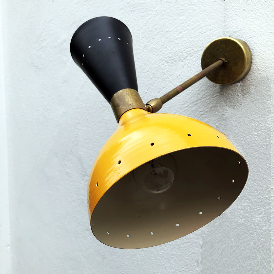 Wall light double blind diabolo