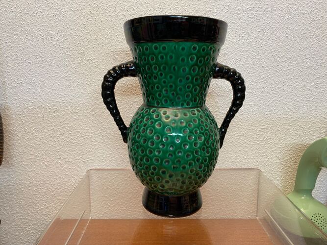 Vase céramique Blanche Letalle 1950