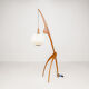 Floor lamp Praying Mantis by Rispal, France, 1950s