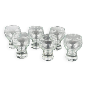 Set of 6 Gulf Station glasses