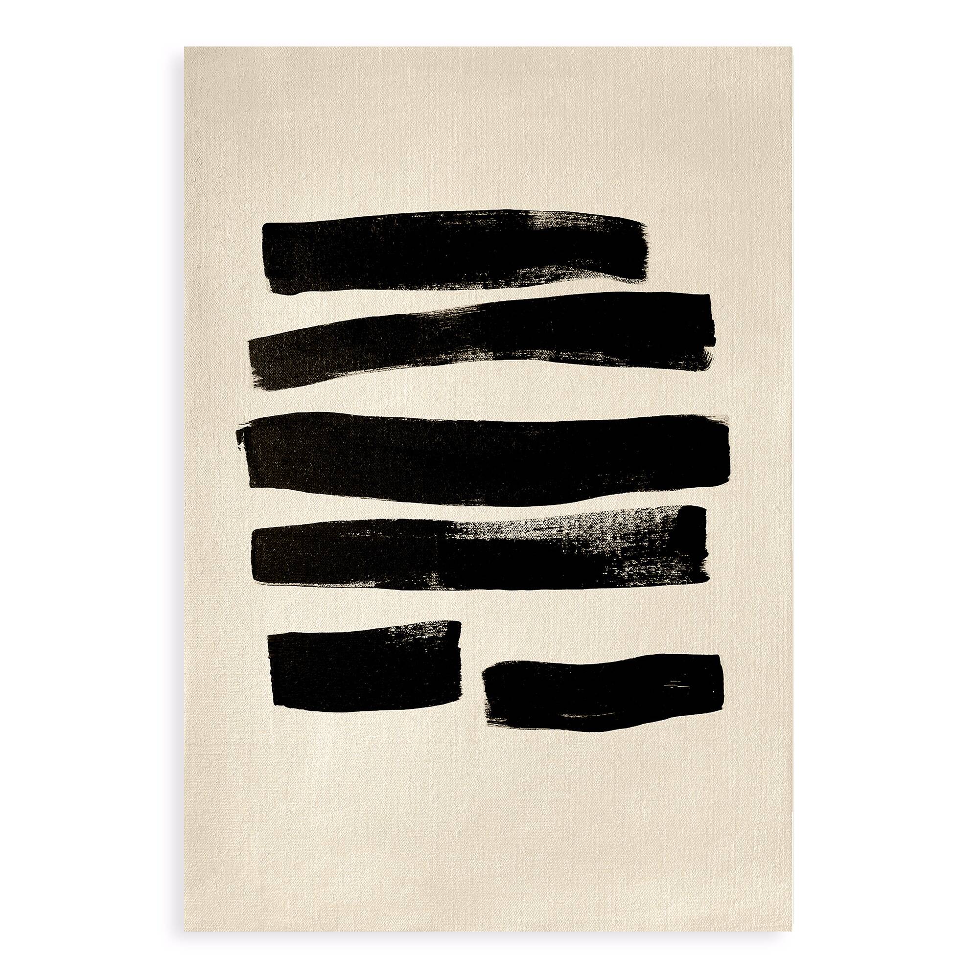 "Stripes" Abstract painting on canvas, 70x100 cm