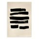 "Stripes" Abstract painting on canvas, 70x100 cm