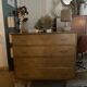 1950s oak chest of drawers