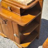 Paire de chevets bois année 50