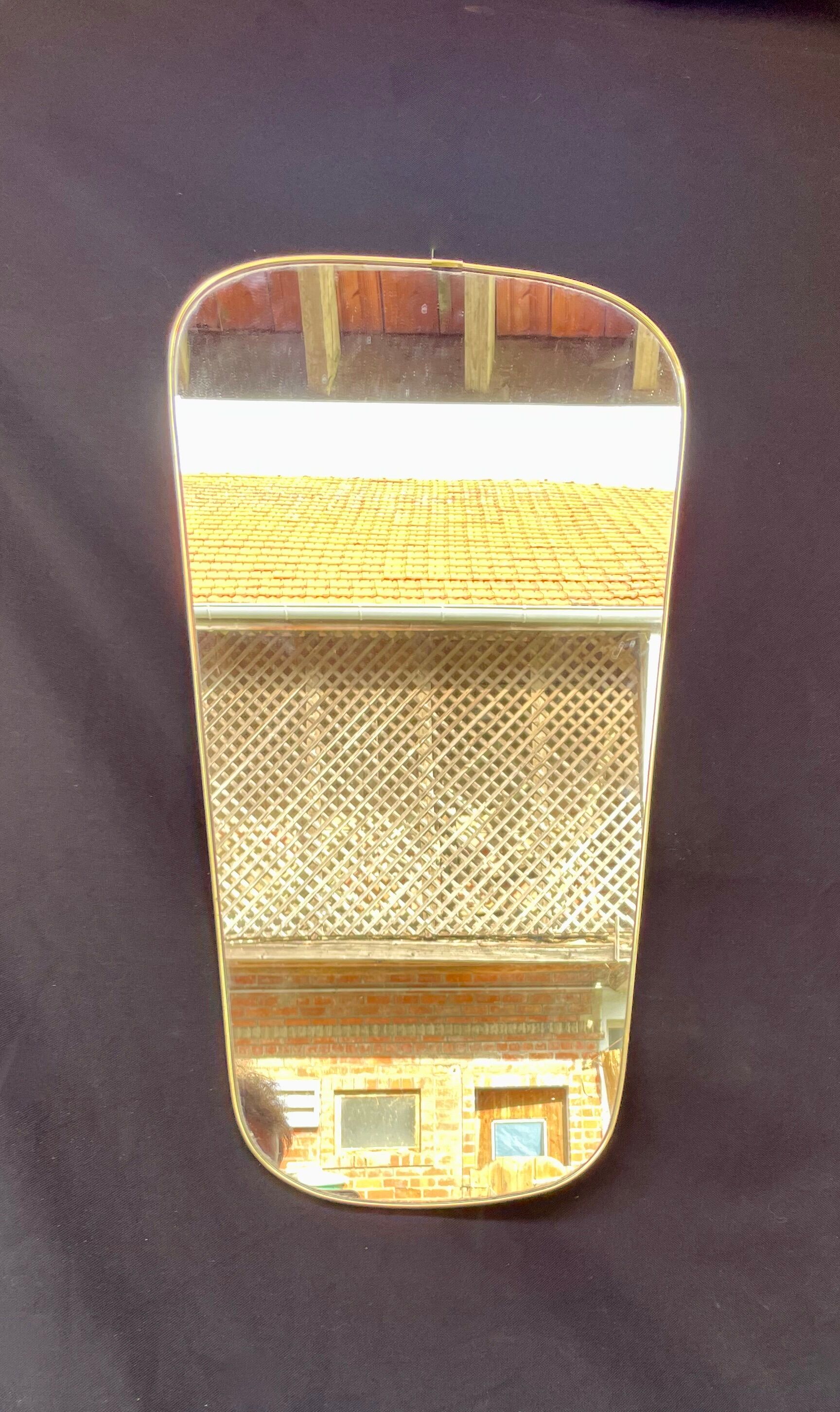 Large mirror "Rearview mirror" year 60