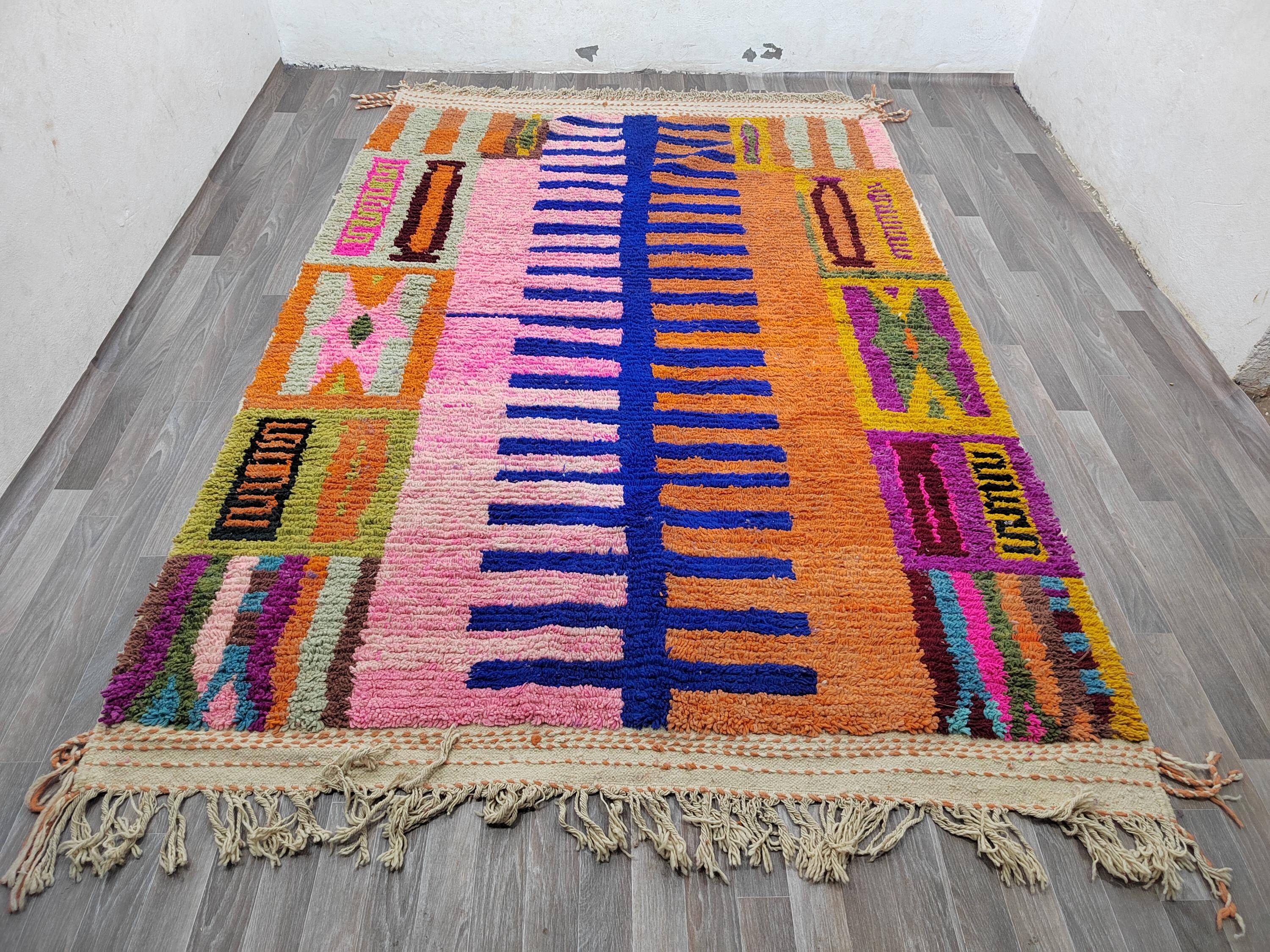 Authentic handmade Moroccan rug 3x2 m