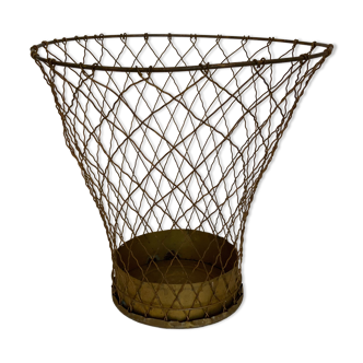 Brass paper basket