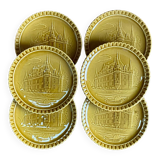 6 Small plates Gien France