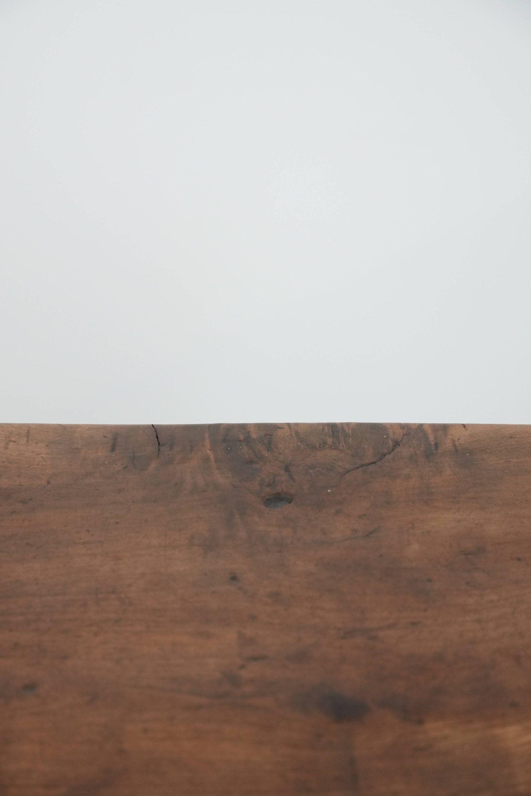 Elegant and subtle antique French dining table made of fruitwood