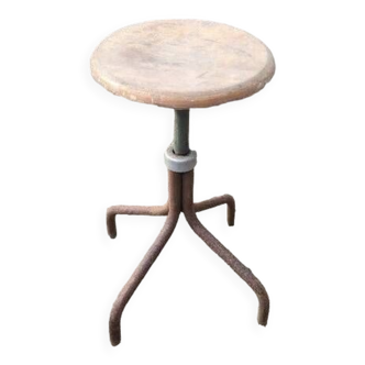 Height adjustable industrial stool