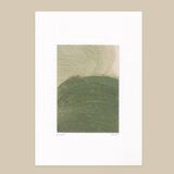 Abstract painting on paper B286 signed Eawy