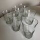 Set de 8 verres gobelets ondulations 1960 mid century modern