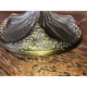 Lamp signed Georges Leleu era Art Nouveau Tiffany hat