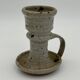 Vintage candle holder in pyrite stoneware by Gustave TIFFOCHE