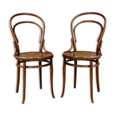 Paire de chaises bistrot 1900 n°14 luterma