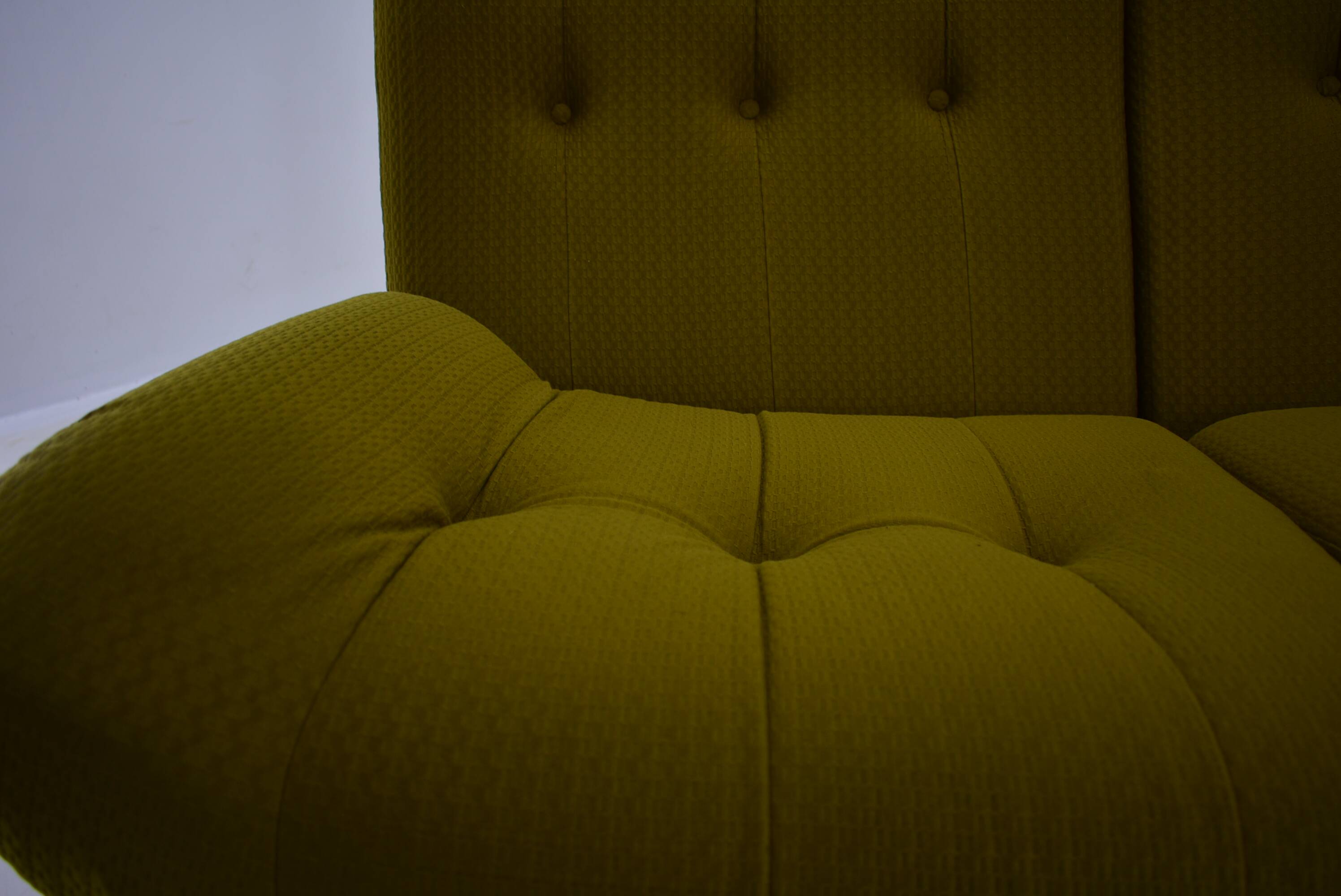 20th Century , Green Atlantis Three seats Sofa, 1960s