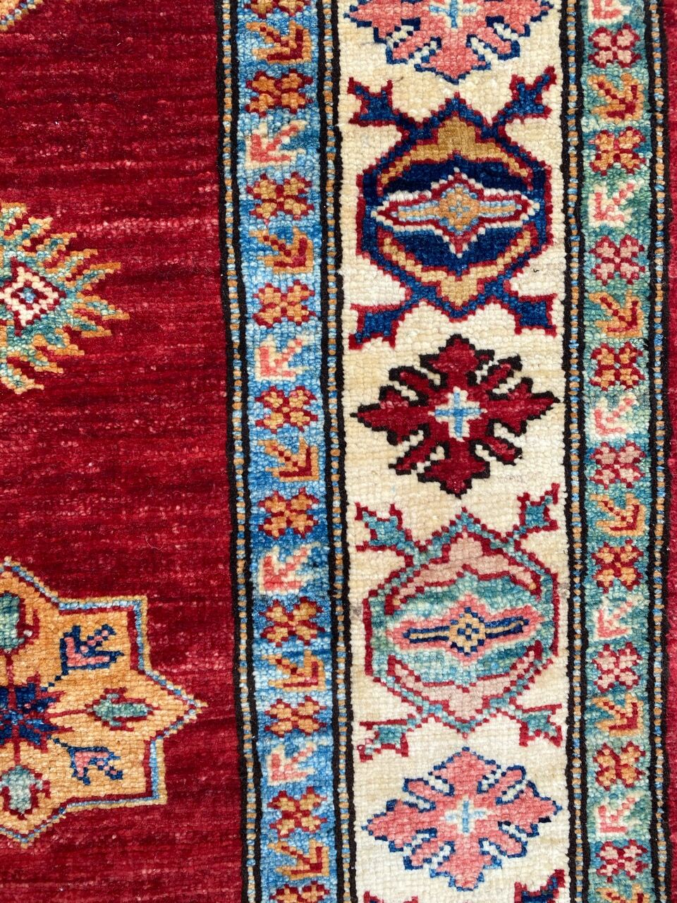 Chobi afghan contemporary carpet 100x142 cm
