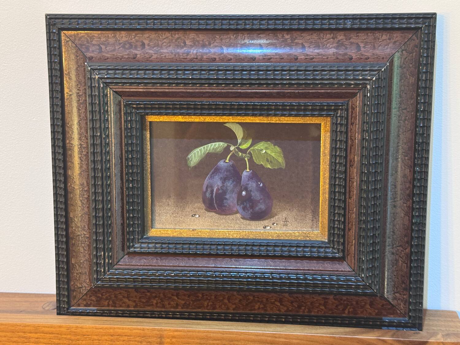 « Quetsche » par André Doroguine - Gouache - École de St Petersbourg -