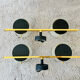 Pair of Arlus wall lamps in Murano glass vintage