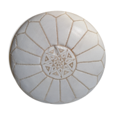 Pouf cuir