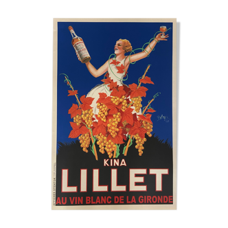 Affiche originale vintage Kina Lillet Robys  années 30