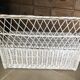 Vintage wicker chest bench