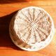 Woven wicker basket