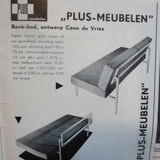 Coen de Vries Sofa / Daybed for Plus Meubelen Hamer & Co 1950s
