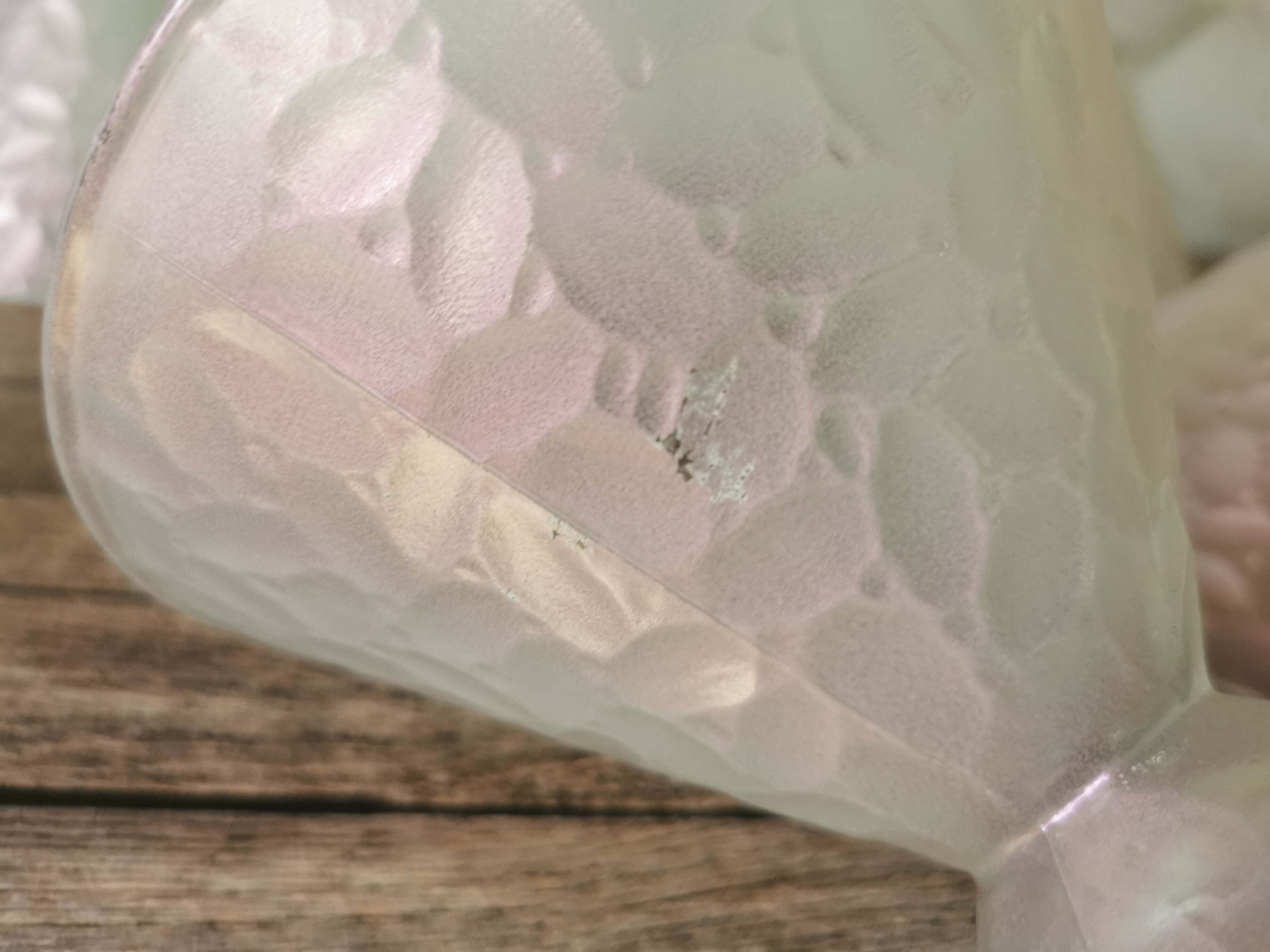 Coupes à glace fruits verre irisé