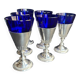 Coffret 6 verres overlay à liqueur - Bristol