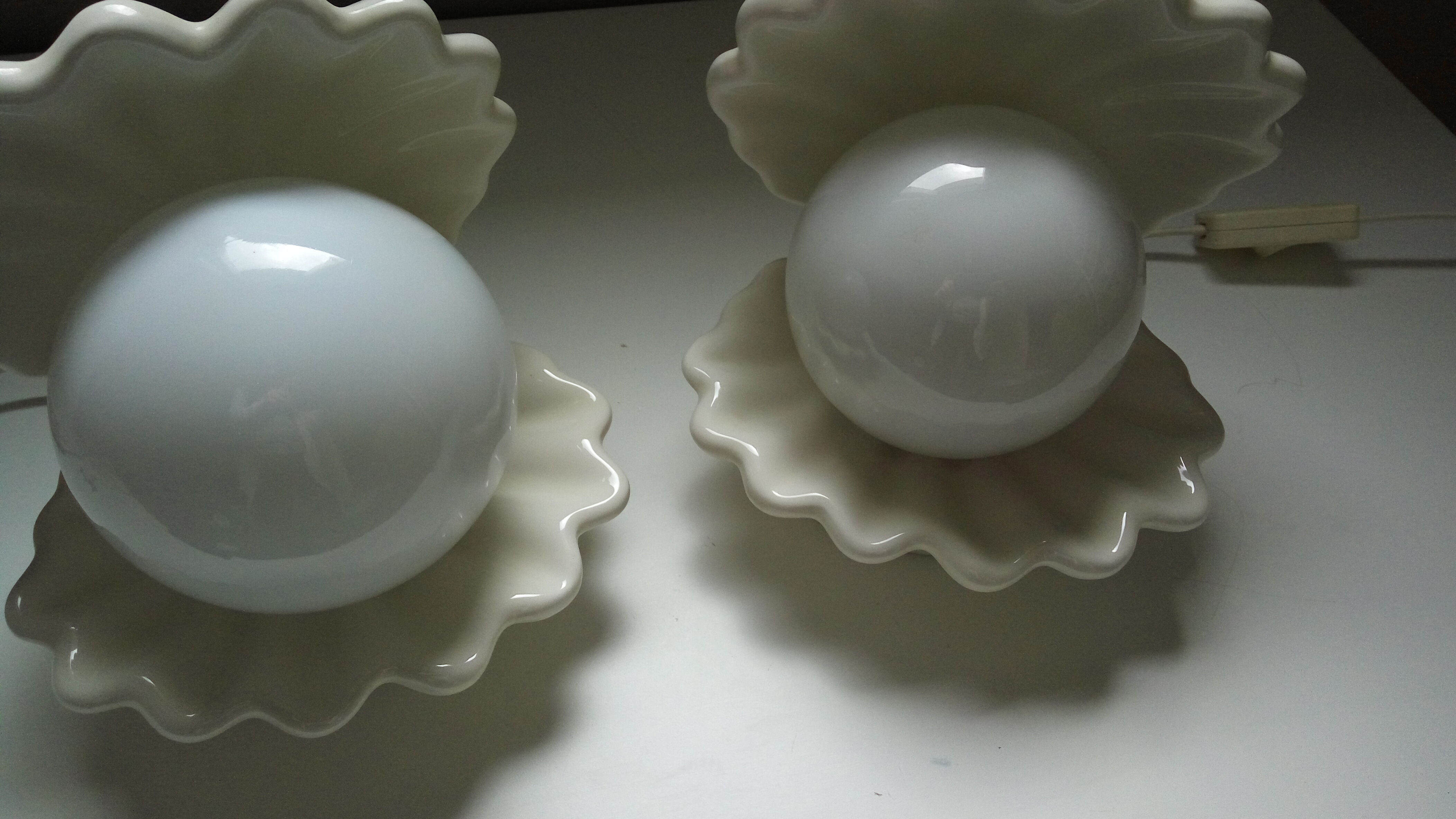 Duo lamp shell vintage