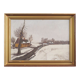 Painting, The Winterscape”, Scandinavian design, 1960s
