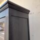 Parisian showcase in black patinated oak