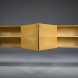 Vintage Floating Wall Sideboard in Walnut, 1960s