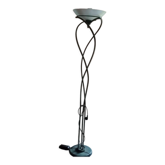 Wrought iron floor lamp