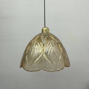 Peil & Putzer glass leaf hanging lamp , 1970’s