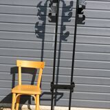 Manade black coat rack with 8 hooks