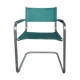 Fauteuil en cuir vert