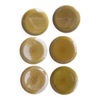 6 large Salins flat plates, Miramar model