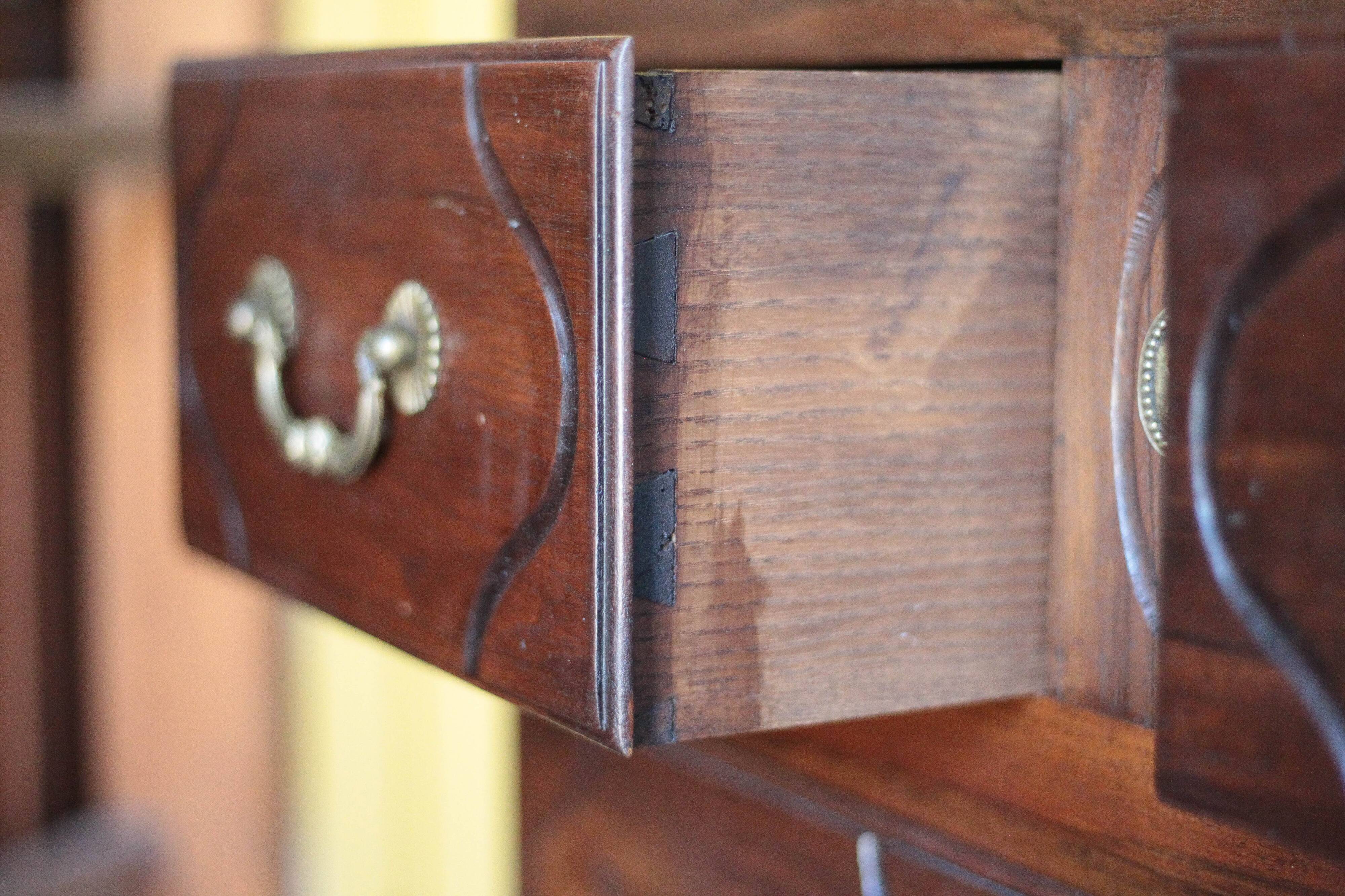 Wooden chest of drawers, storage furniture, antique furniture, Parisian chest of drawers.