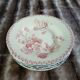 6 mismatched vintage deep plates in ironstone