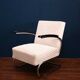 Fauteuil fonctionnaliste restauré, Tchécoslovaquie