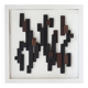 Three-dimensional framed artwork in wenge wood by Studio Aik