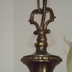 French Mid Century Brass & Copper 6 Light Traditional Style Chandelier 5571