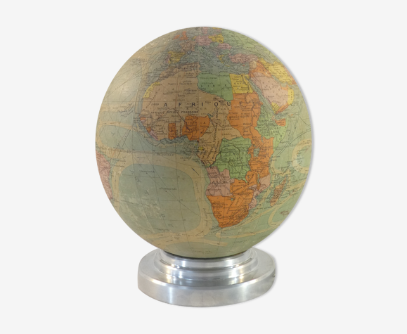 Lampe globe terrestre Perrina d'epoque art deco mr picquart fabricant